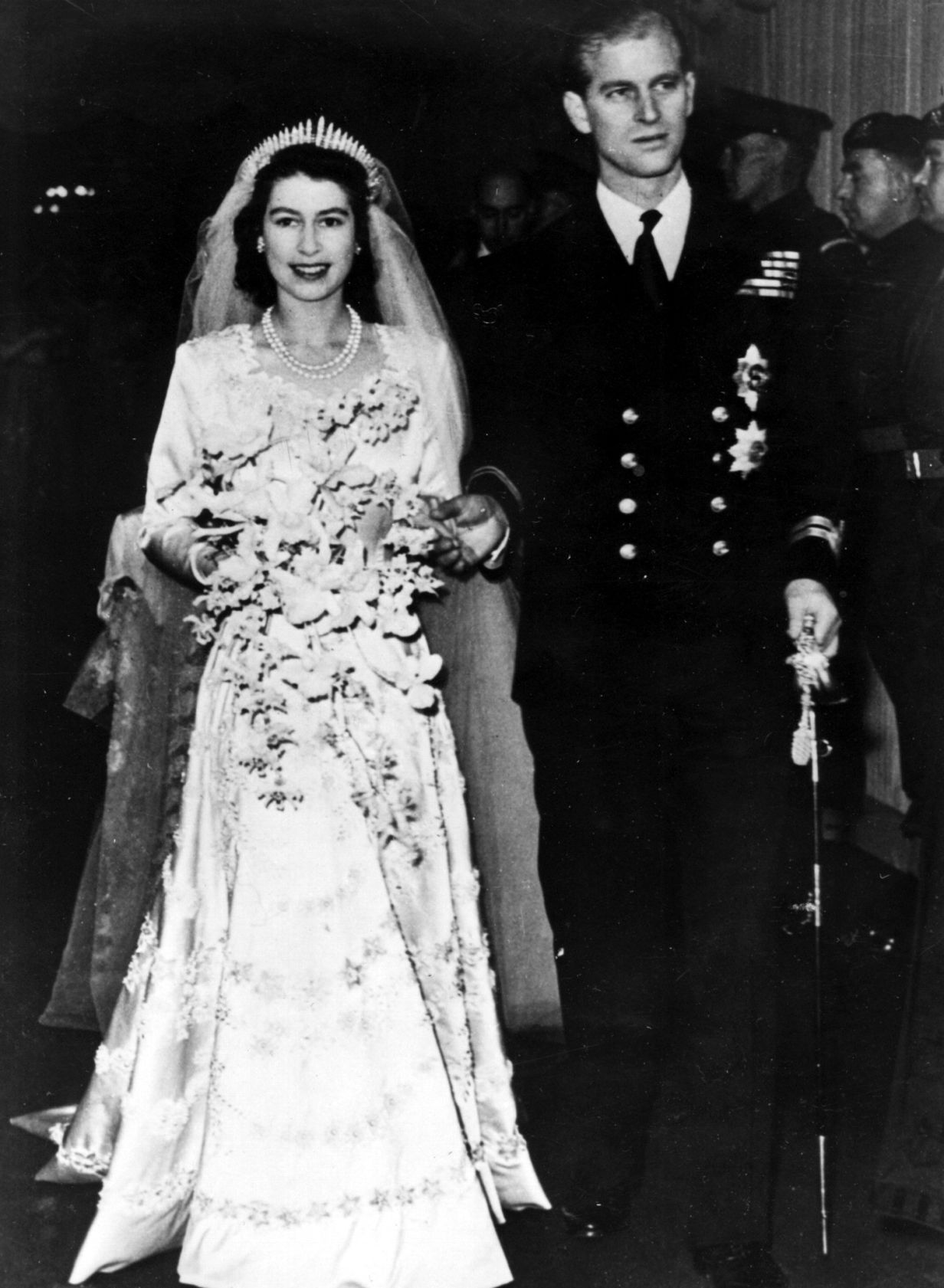 1947: Queen Elizabeth and Prince Philip